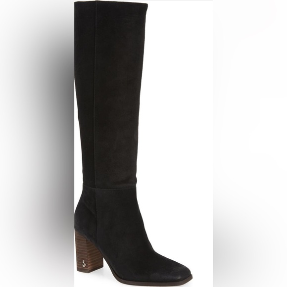 NWT Sam Edelman Black Olly Knee High Boots - Picture 8 of 13